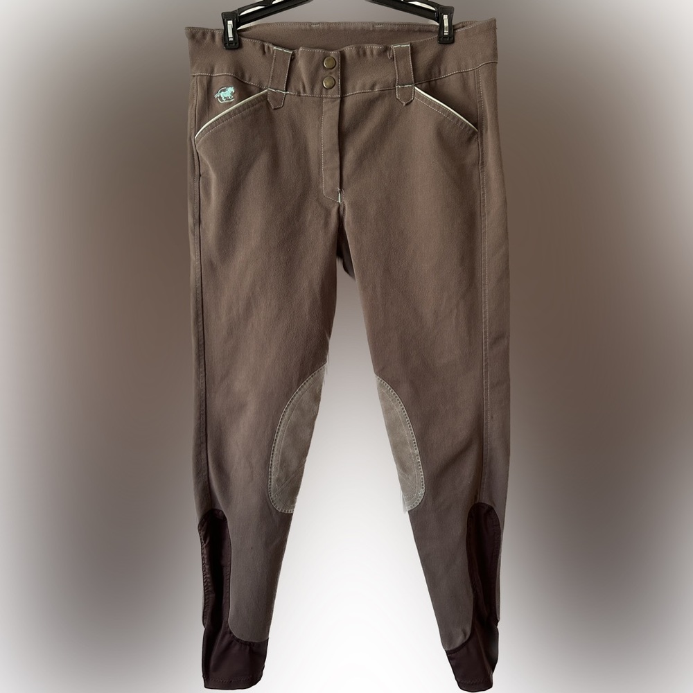 Piper Breeches by SmartPak - Knee Patch Taupe Size 30L
